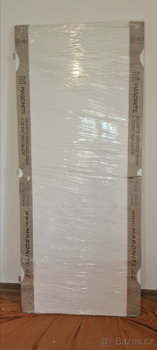 Nové interiérové bílé dveře levé 80L - 2