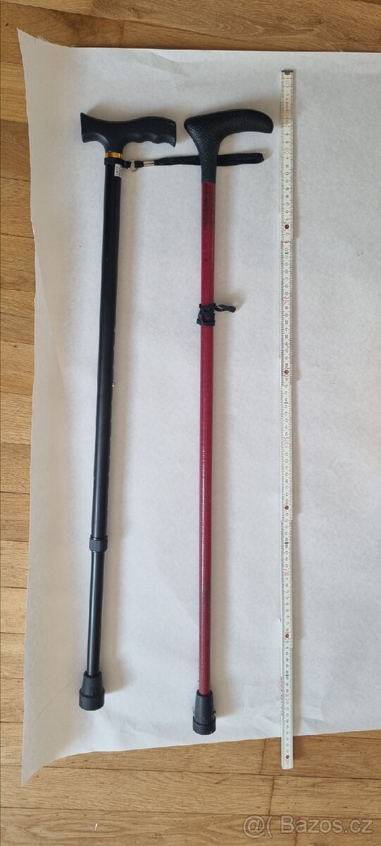 Vycházkové hole polohovatelné - 2