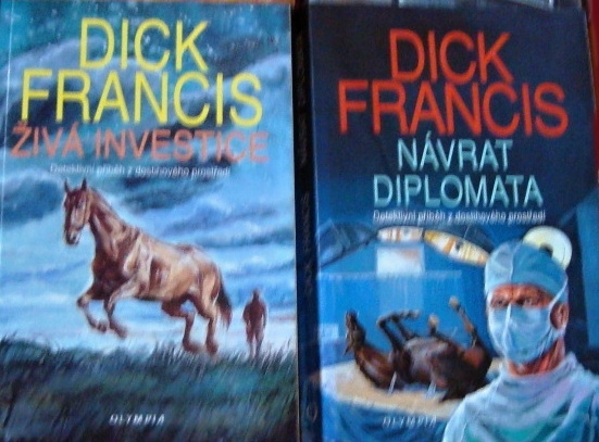Koně, dostihy, sázky...8 ks detektivek od Dicka Francise - 2