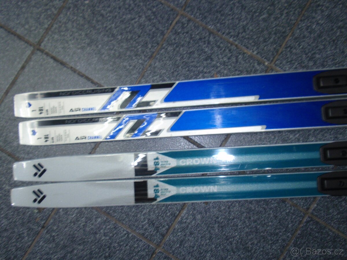 2X SNS TURISTICKÉ BĚŽKY TECNO NC 184 CM NA 80-95 KG - 2