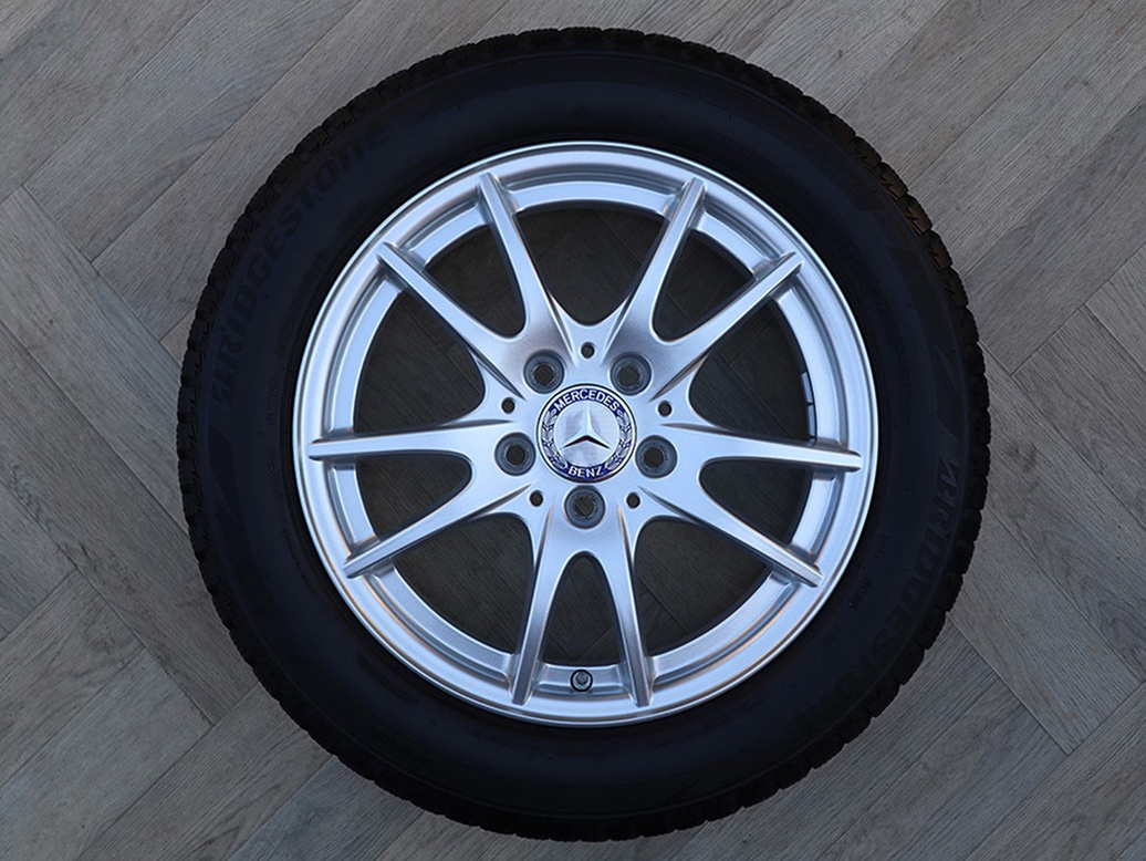 16" 5x112 ALU KOLA MERCEDES A + B + CLA ZIMNÍ - 2