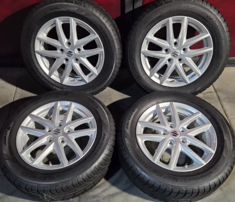 16"ZIMNÍ OBUT ALU KOLA 5x114.3 SUZUKI VITARA+ČIDLA - 2