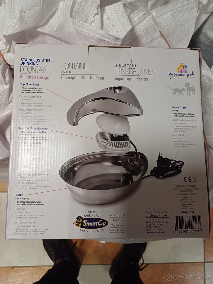 Nerezová pitná fontána - 2