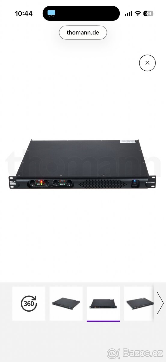 DAP-Audio Qi-4600 digitální zesilovač - 2