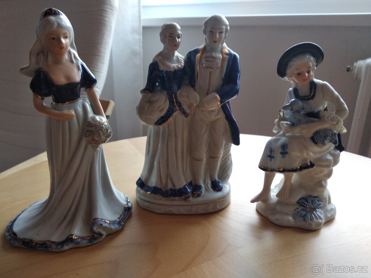 Prodám 3ks porcelánových figurek - 2