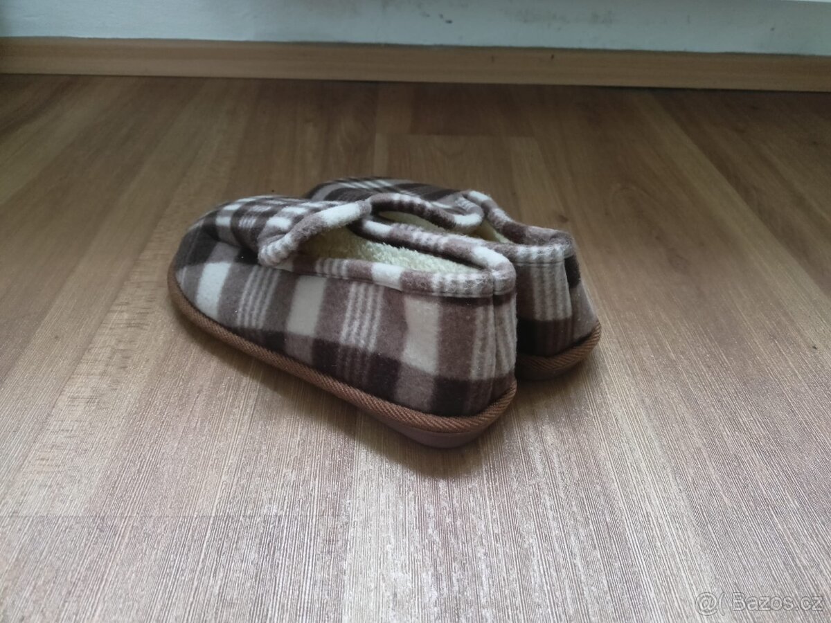 Zateplené papuče - 2