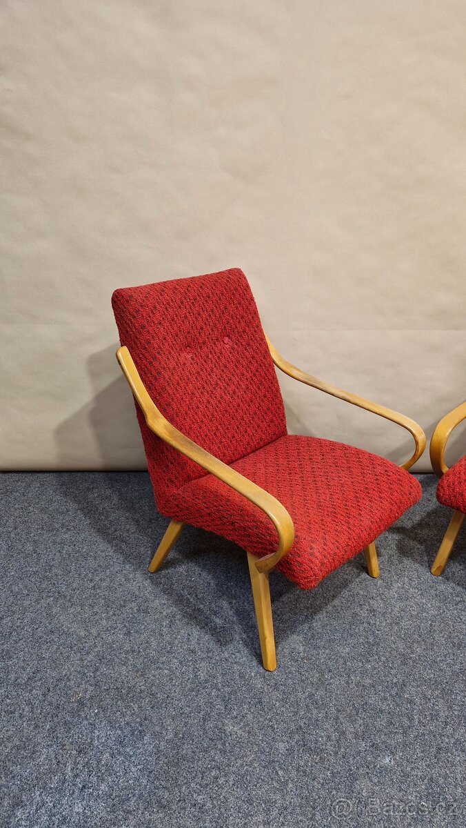 RETRO KŘESLA (J. ŠMÍDEK)- 60 LÉTA - 2