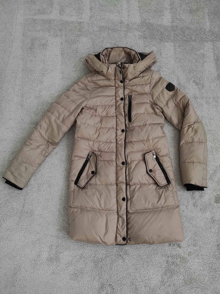 Dámský péřový kabát vel. S - 2