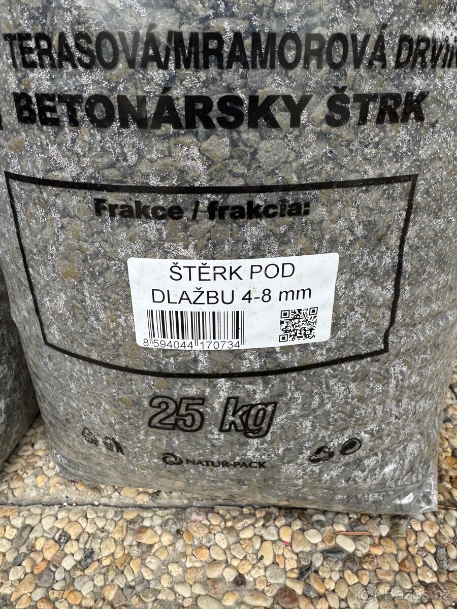Štěrk pod dlažbu 2x 25kg - 2