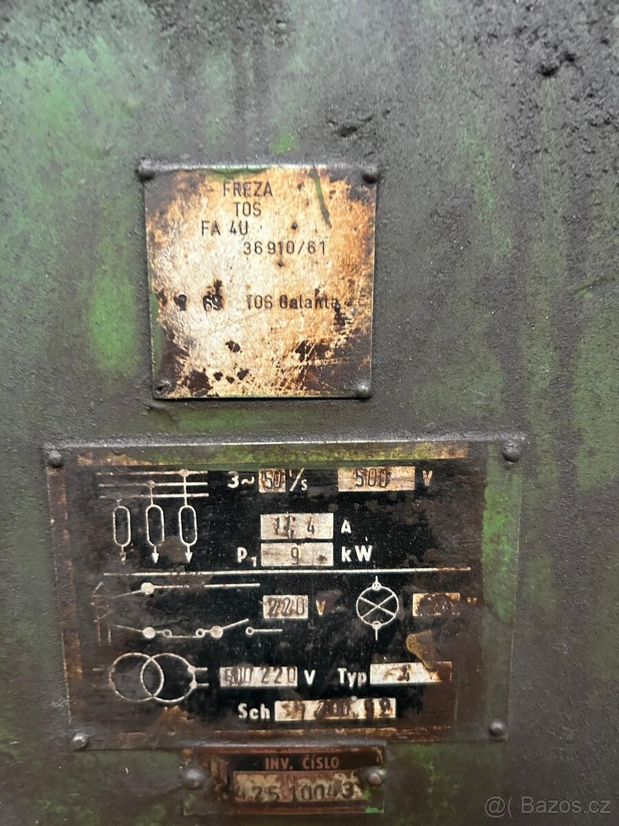 Frézka na kov FA 4U - 2