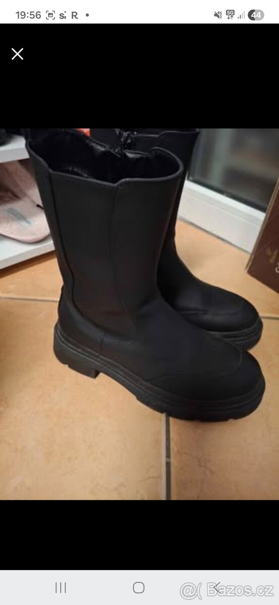 Zateplené boty 36 stélka 23cm - 2