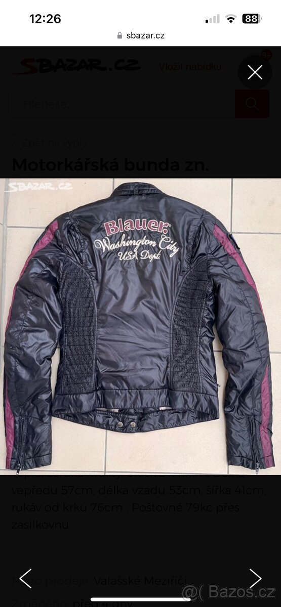 Bunda zn. Blauer vel. S - 2
