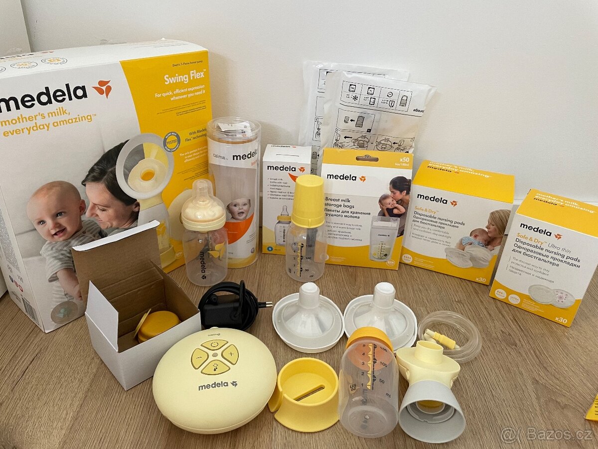 Medela odsavacka Swing Flex + vse, co je treba k odsavan - 2