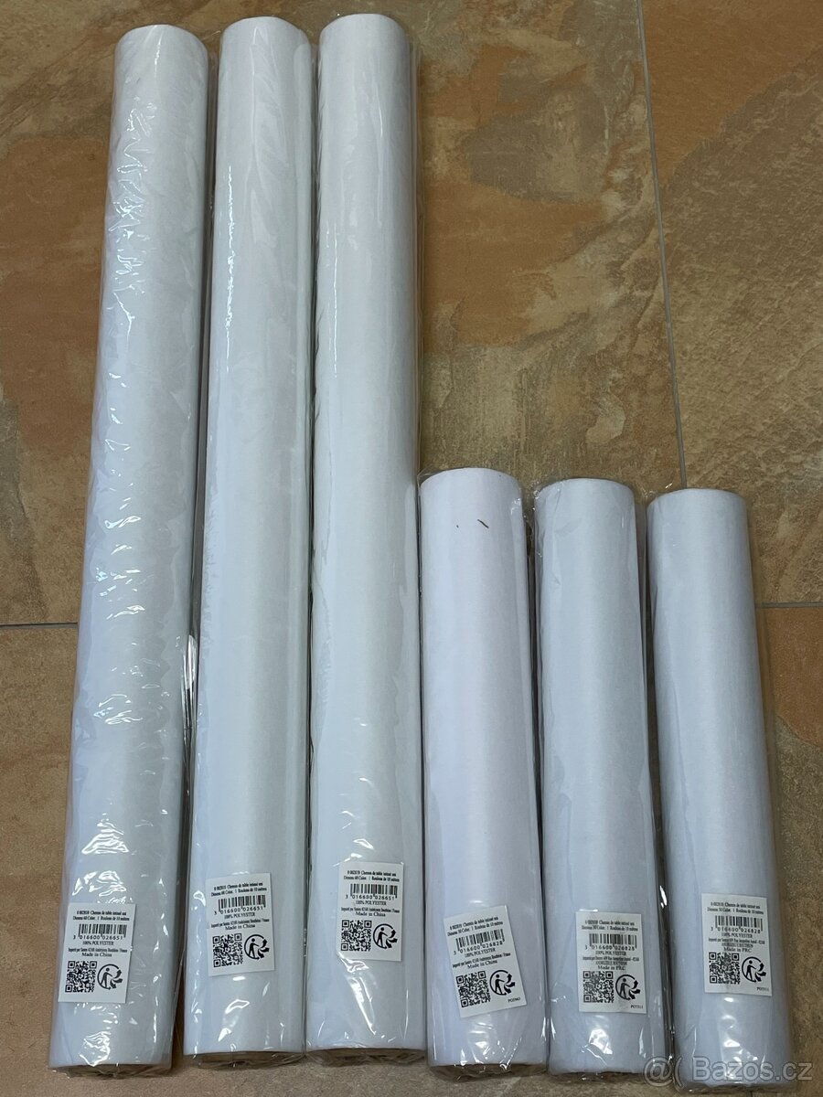 Netkaná textilie bílá - 2