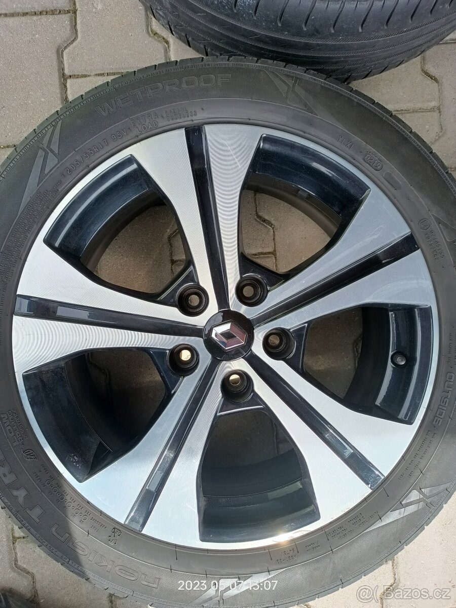R 17 Alu kola Renault - 205/55/17 - 2