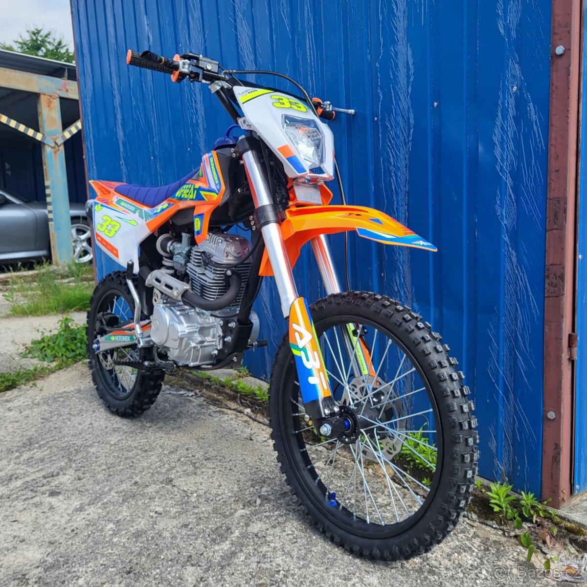 Pitbike UPBEAT 250cc 19/16“ E-START oranžový