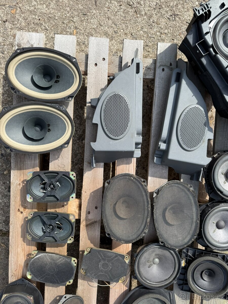 Auto reproduktory Delphi, Bose, různé - 2