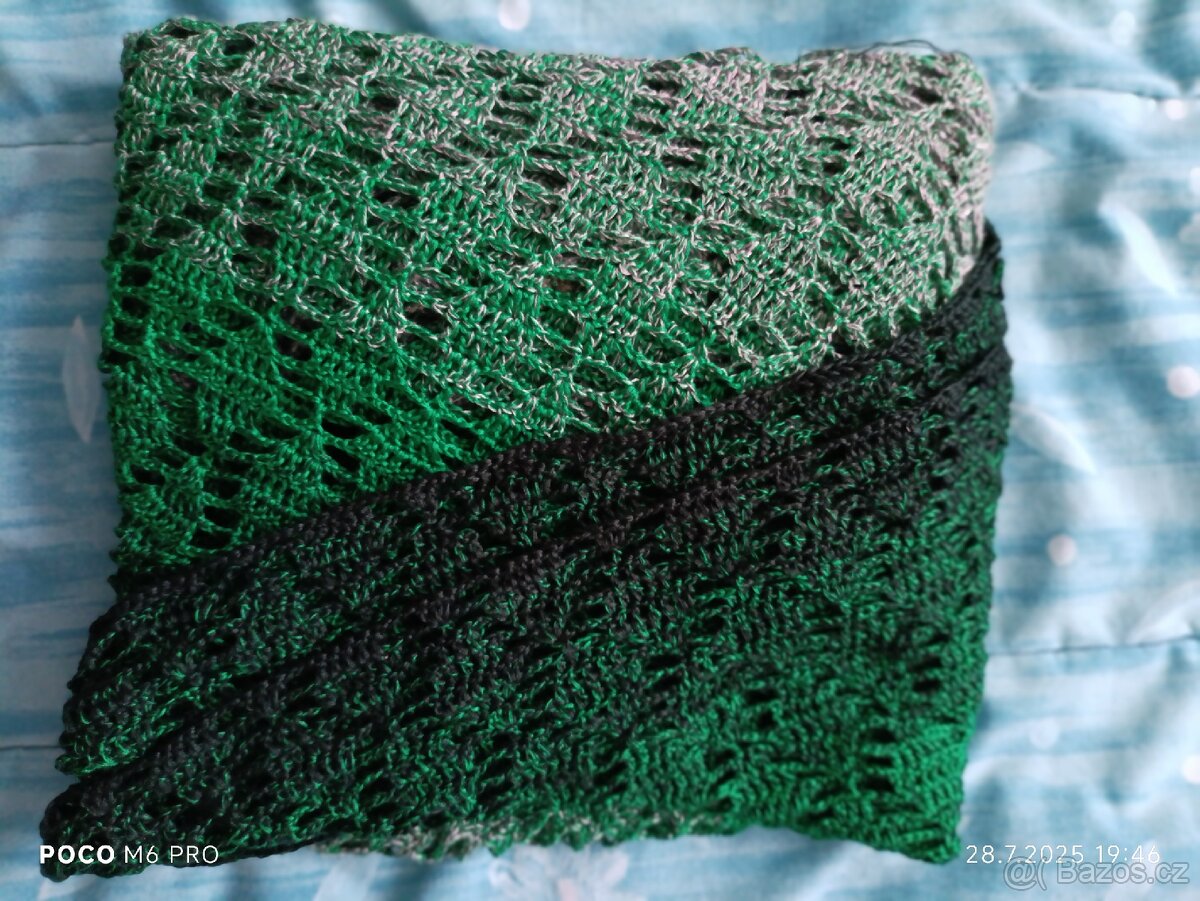 Háčkovaný šátek - 2