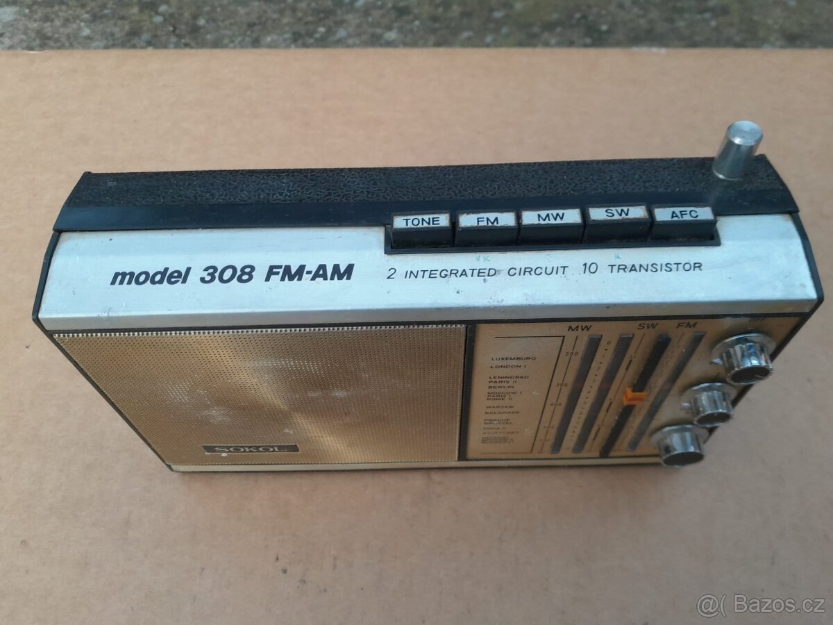 2x rádio Sokol 308 - 2