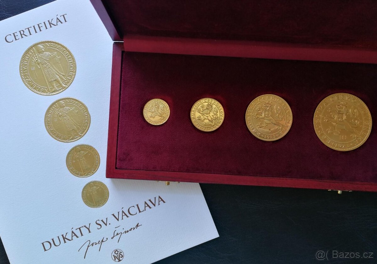 Kompletní sada Svatováclavských dukátů od Šejnosta - 2