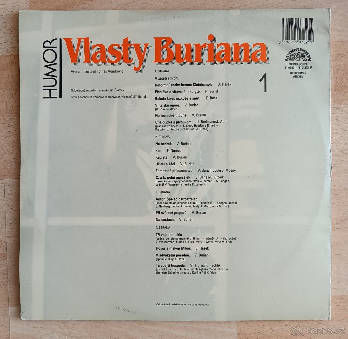 Humor Vlasty Buriana 1 (2×LP desku) - 2