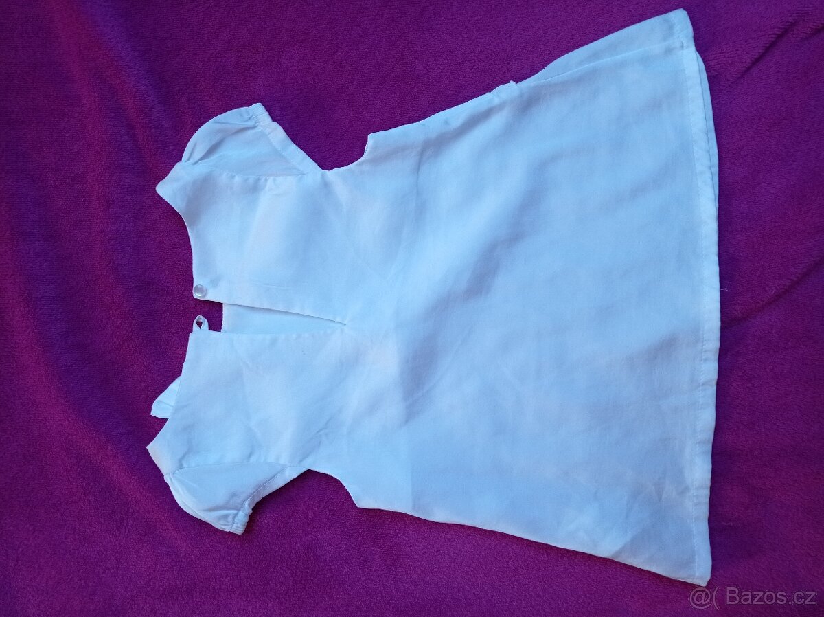 Bílá halenka HM 110, 4-5 let - 2