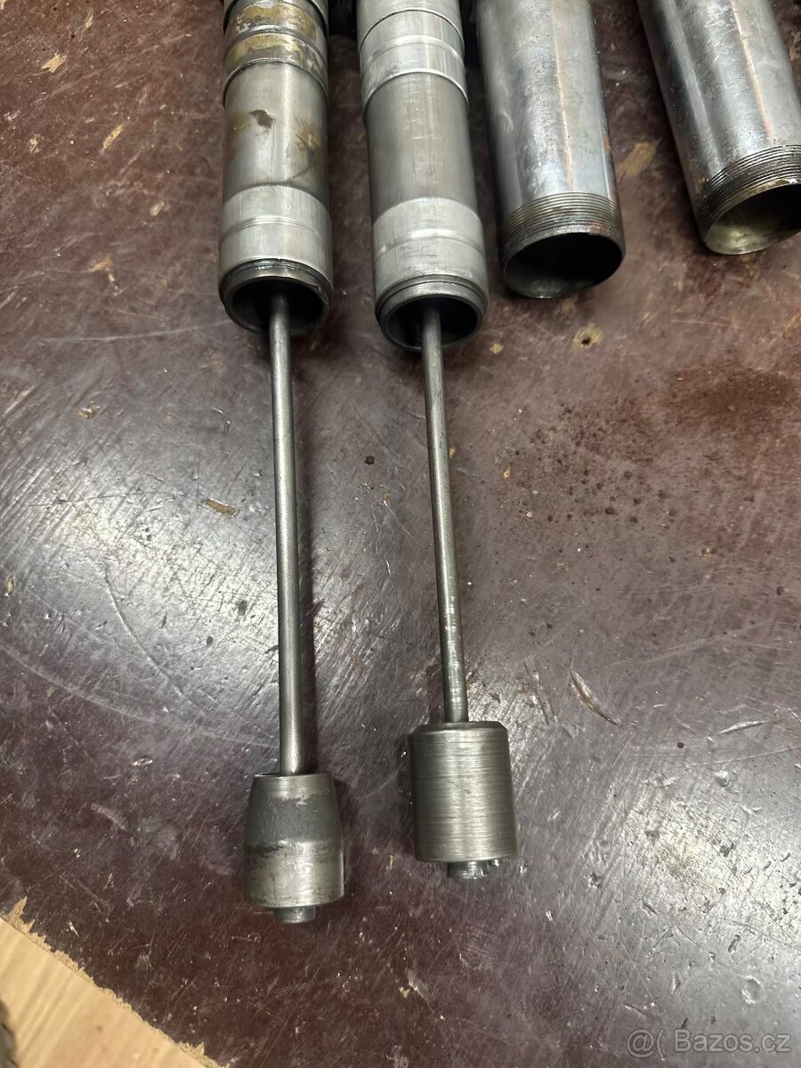 Predám prední tlumiče s krytmi JAWA 250 350 panelka ROVNÉ - 2