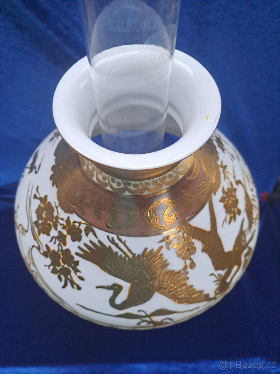 Petrolejová lampa z mosazi - 2