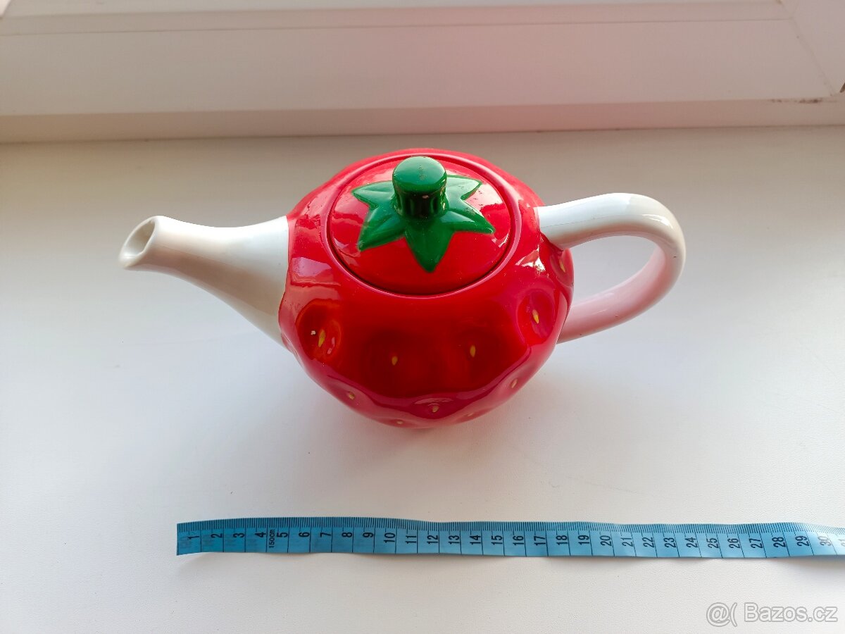 Porcelánová konvička na čaj - 2