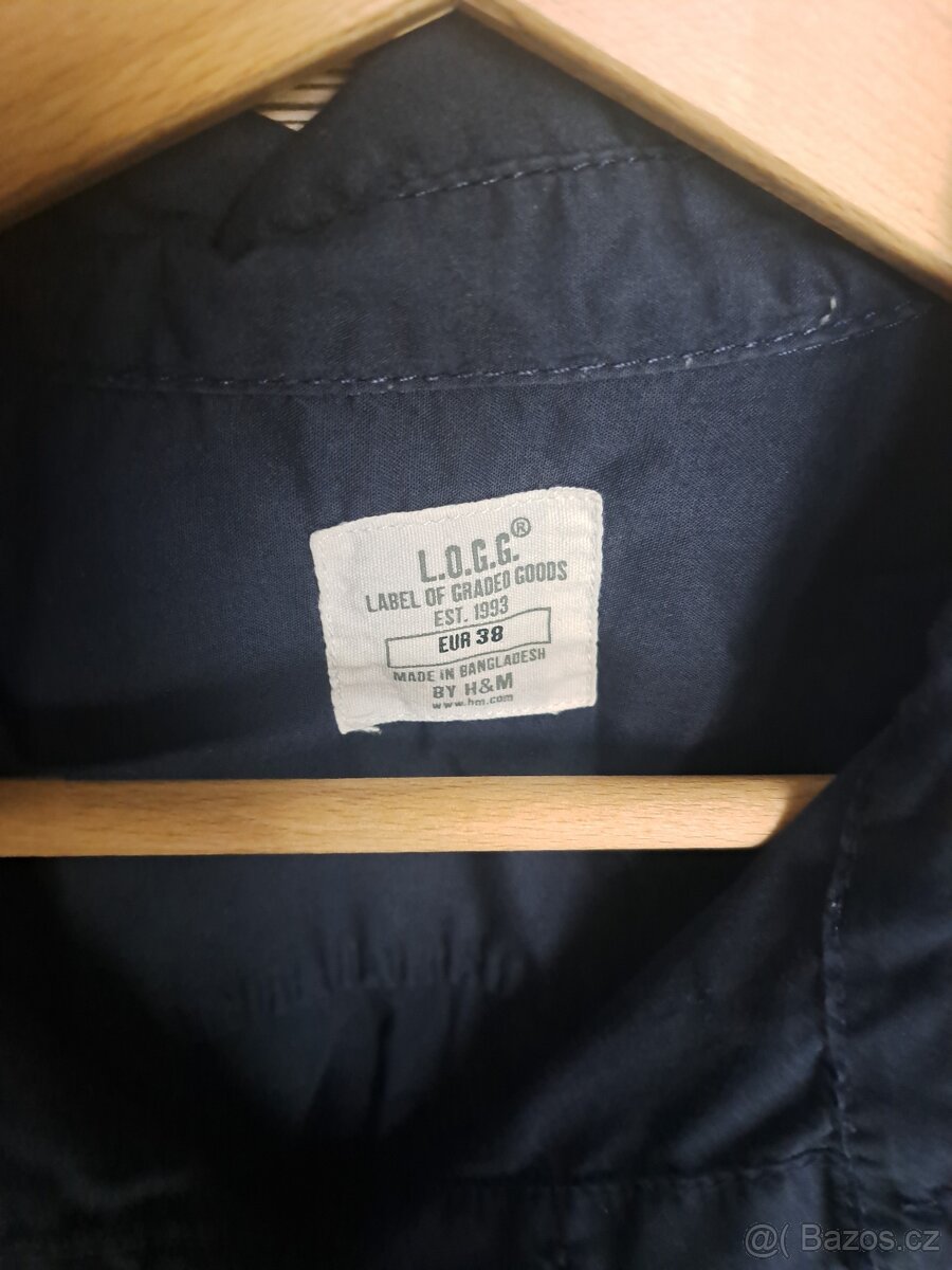 Dámská tm. modrá košile, vel. M/38, zn. H&M - 2