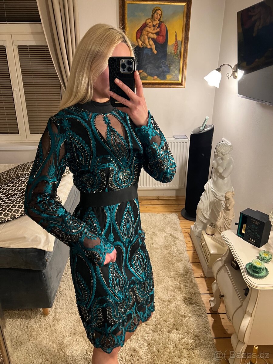 Večerní flitrové šaty zn. Dance + Dance - 2