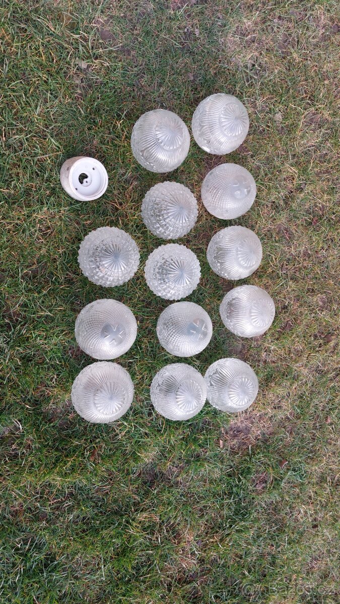 Skleněné krytky svítidel - 2