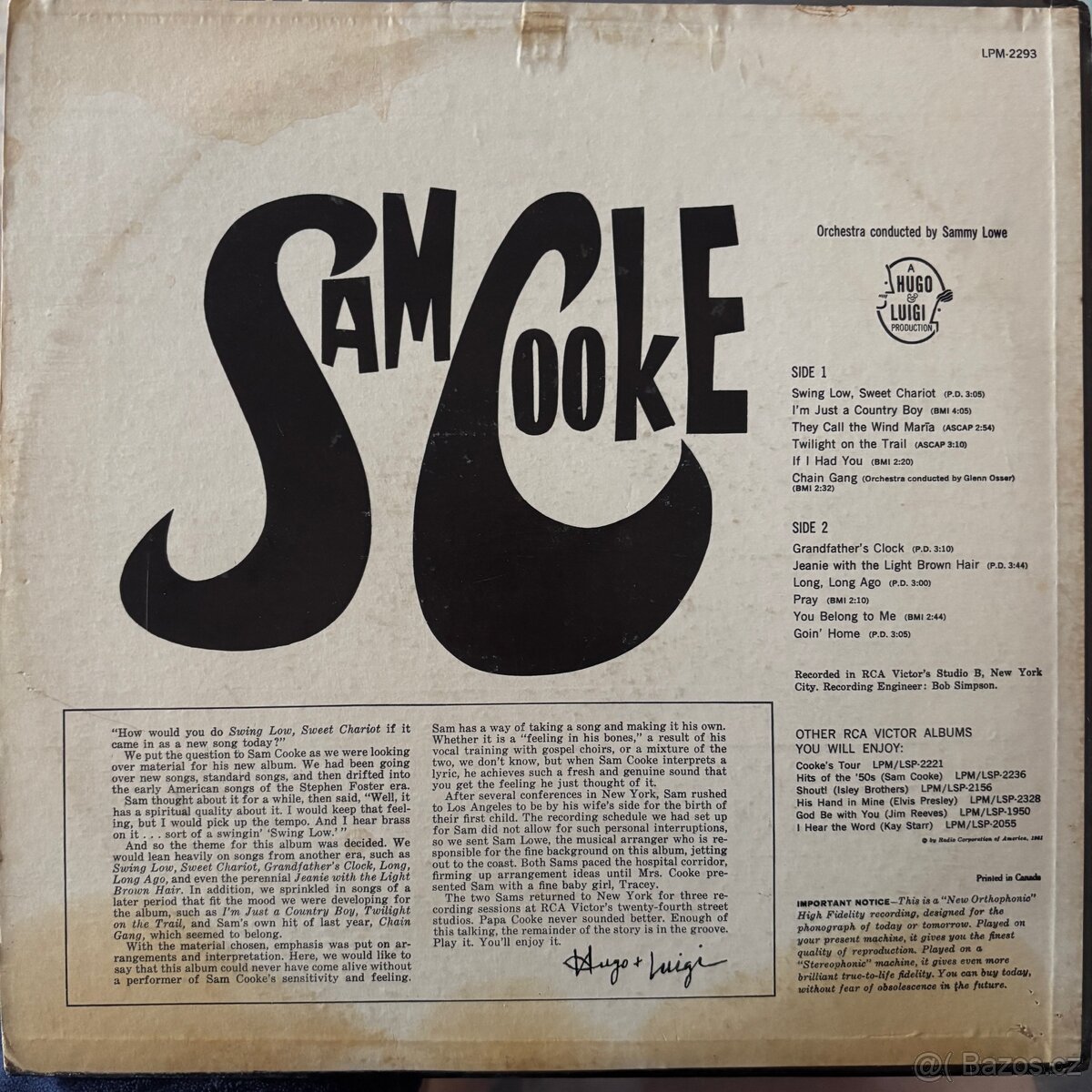 Sam Cooke. LP - 2