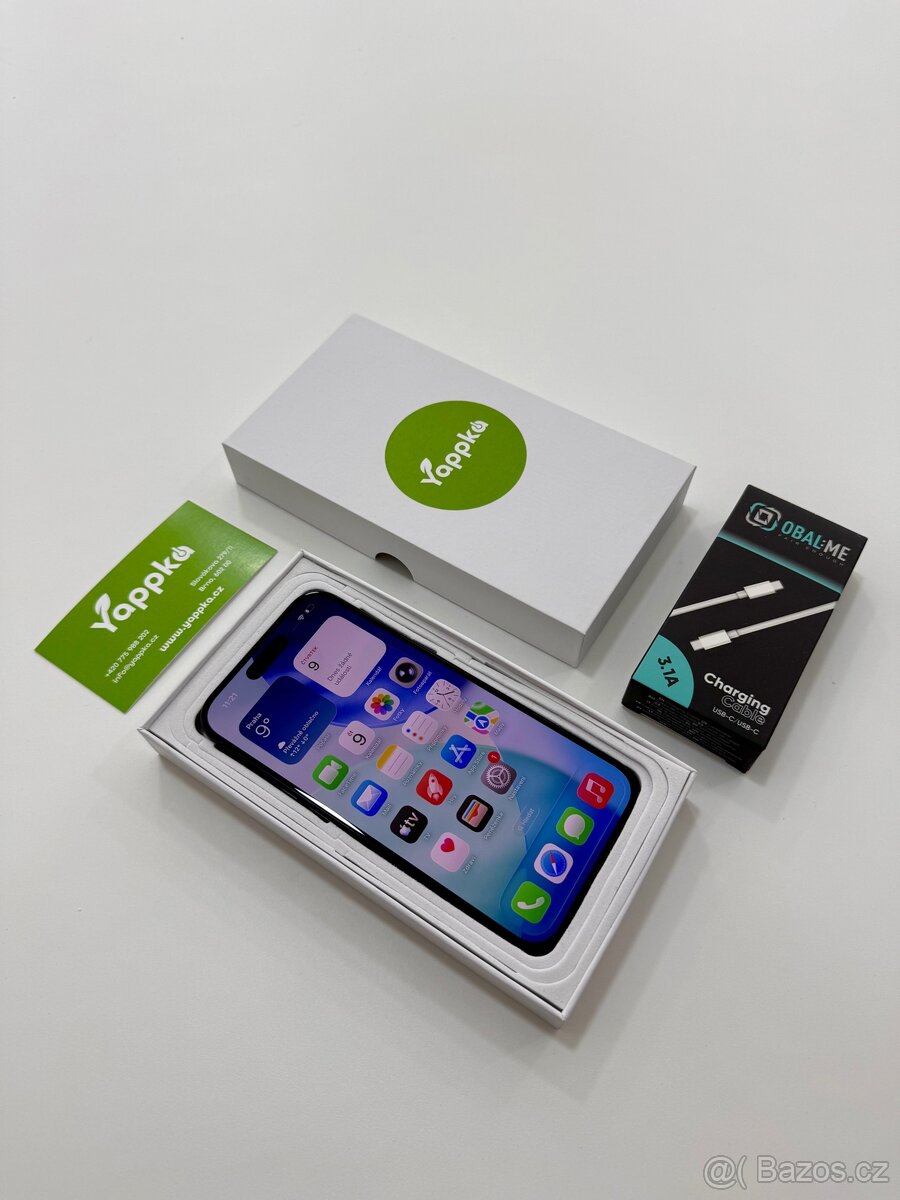 Apple iPhone 15 Pro 256GB Blue - Pěkný stav - ZÁRUKA - 2