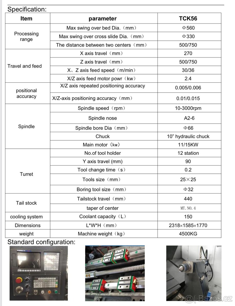 CNC soustruh GSK TCK56 - 2
