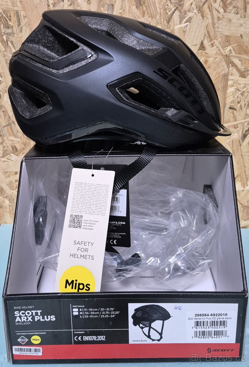 nová helma Scott Arx Plus vel.L 59-61 - 2