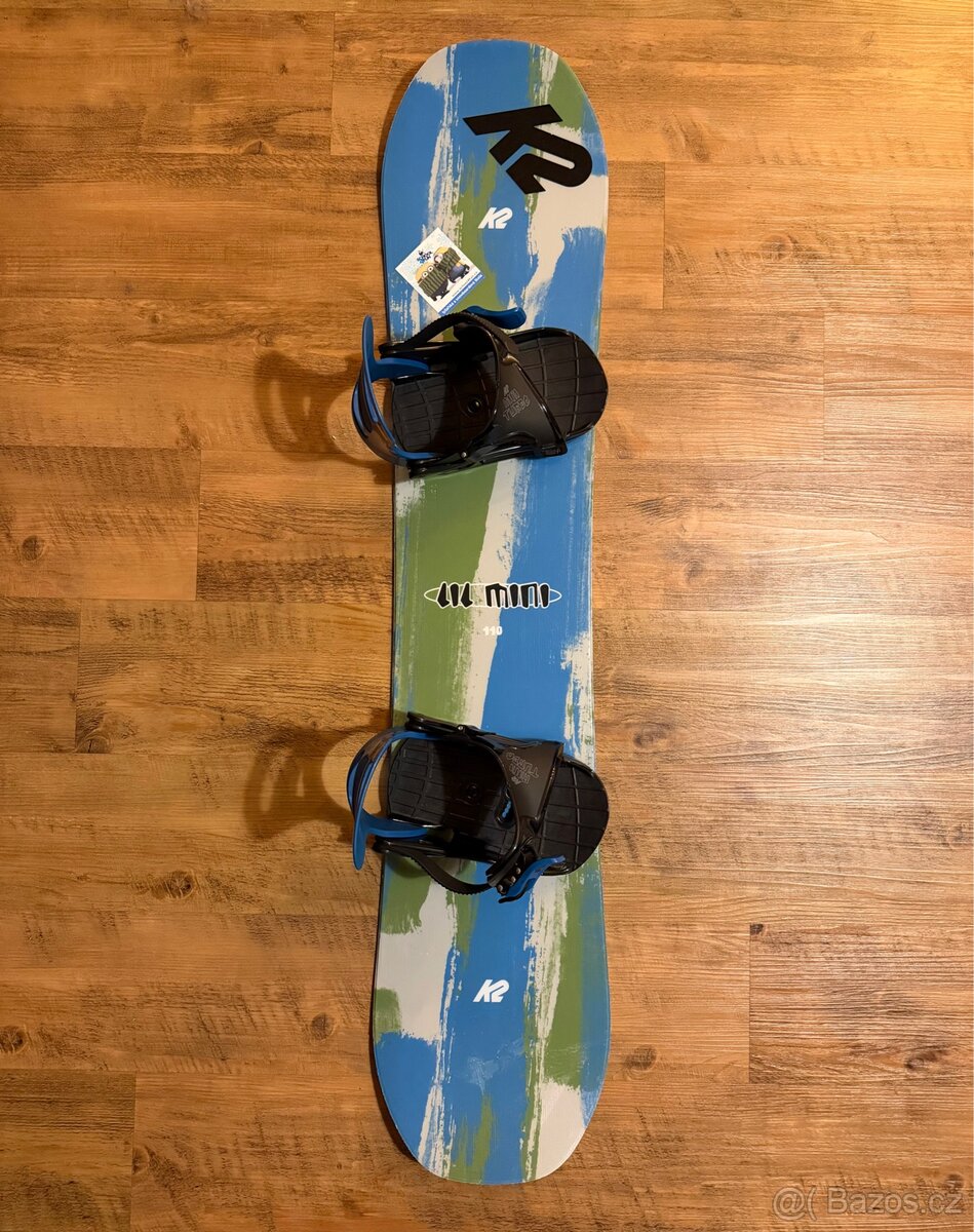Dětský snowboard K2 110cm s vázáním - 2