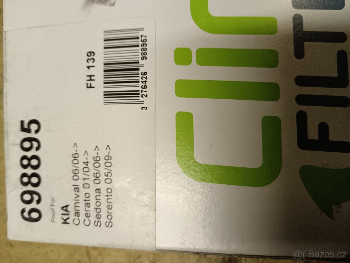 KIA KABINOVÝ FILTR NOVÝ VALEO 698895 - 2