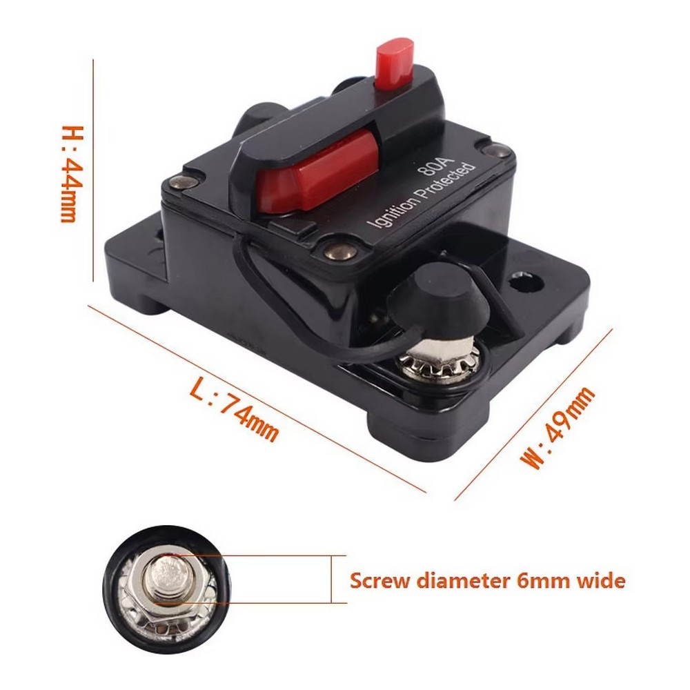 vodeodolny DC JISTIC VYPINAC 100A na lode a do vlhka - 2