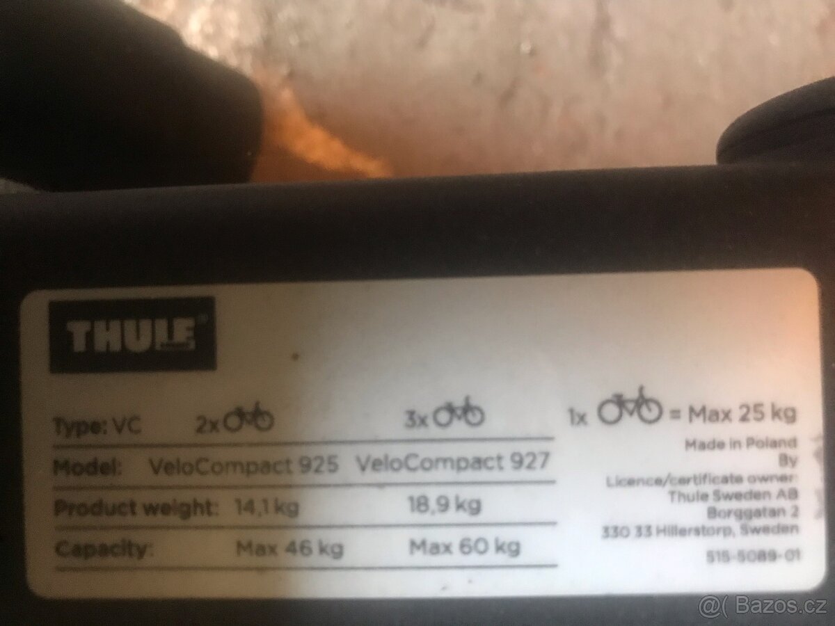 Nosič kol Thule Velocompact 927 - 2