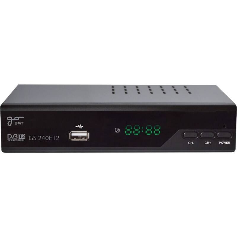 Set-top box GoSat GS240ET2 černý - 2