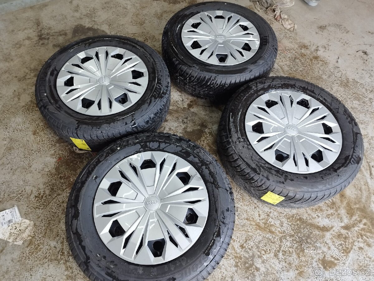 zimní sada plechové disky 5 x 112 R17 - 2