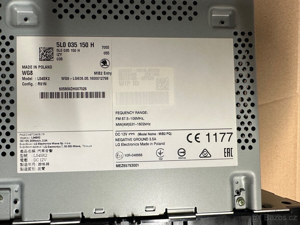 Autorádio Swing - 2