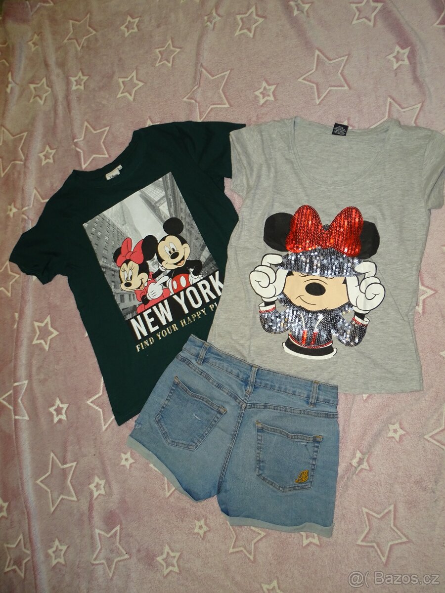 Disney 2X tričko a kraťasy vel.Xs 34 - 2