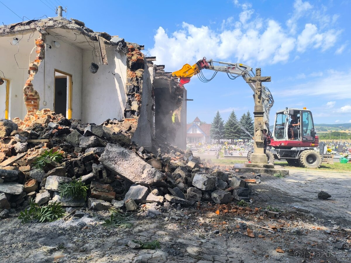 Nové demoliční nůžky Hardy pro bagry 8-12 tun - 2