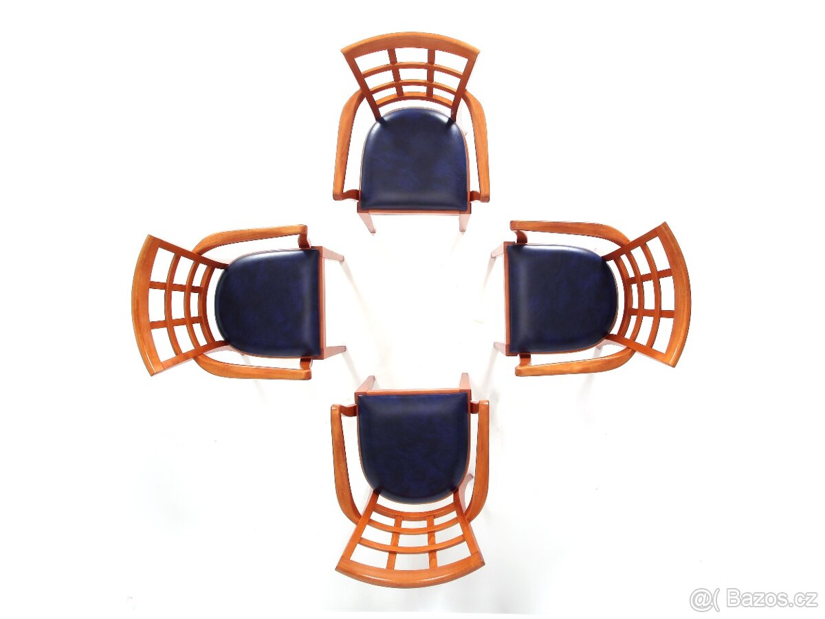 Židle, křesílka, TON, jako nové, TOP stav, 4 ks. - 2