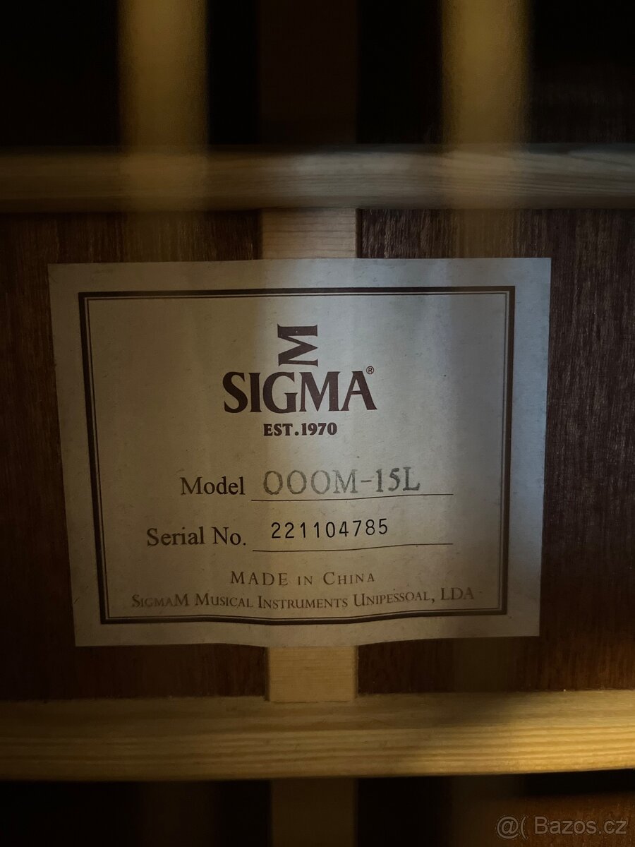 Levoruká akustická kytara Sigma - 2