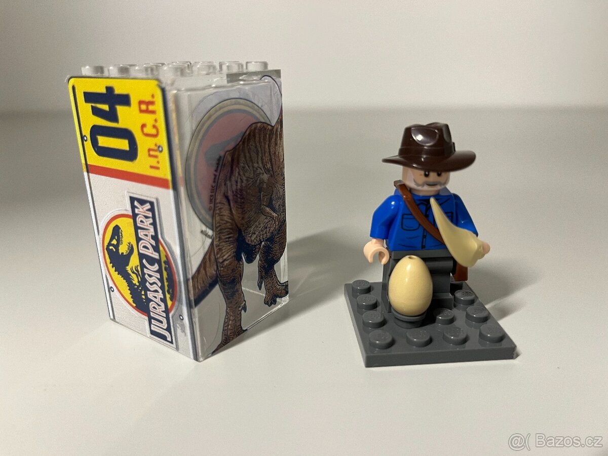 LEGO minifigurka Jurassic Park - Alan Grant - 2