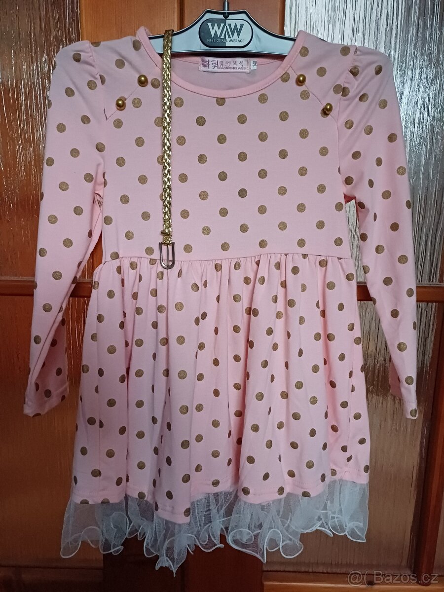 Dívčí šaty vel. 122-128 - 2