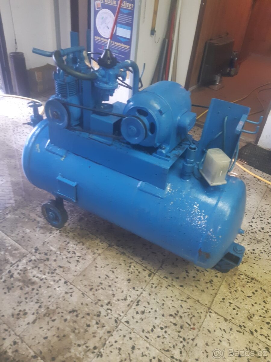 Dvoupíst, 380 V, dílenský kompresor - 2